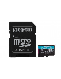 MicroSD Kingston Canvas Go Plus 128GB class10 UHS-I U3 V30 A2(170MB s-90MB s)