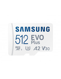 MicroSD SAMSUNG 512GB Evo Plus  UHS-I SDHC U1 V10 A1 c adaptador